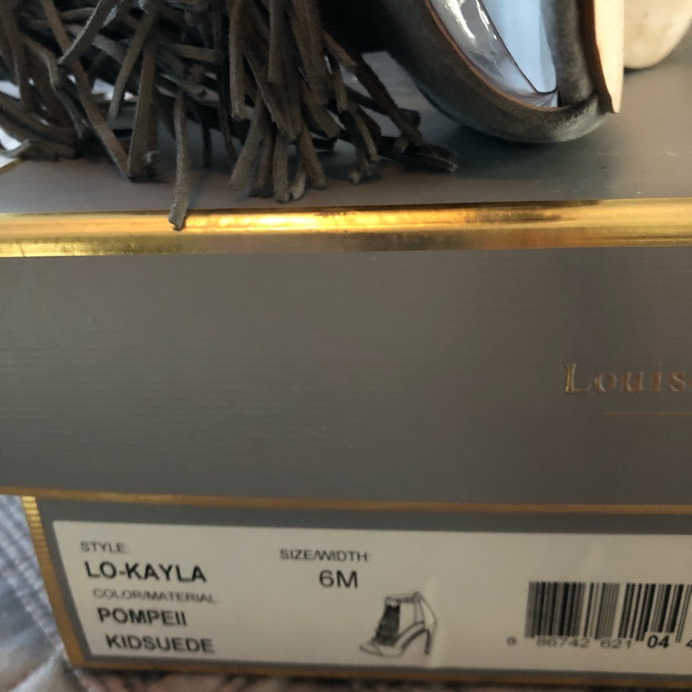 Louise et Cie gray heels